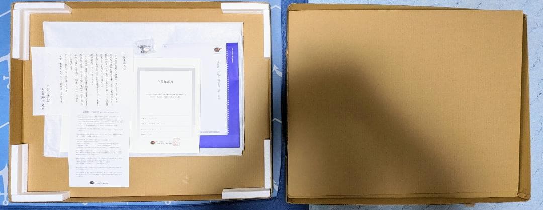 雪月華舞 -霖- (No.1)　てぃんくる　版画　ミックスドメディア