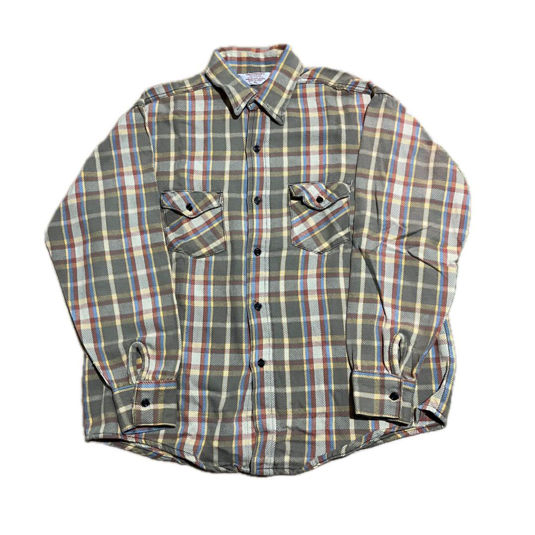 b*2様 【vintage】70s FROSTPROOF チェック ヘビーネルシ 楽天市場】70s USA製 FROSTPROOF チェック ヘビー フランネル シャツ M