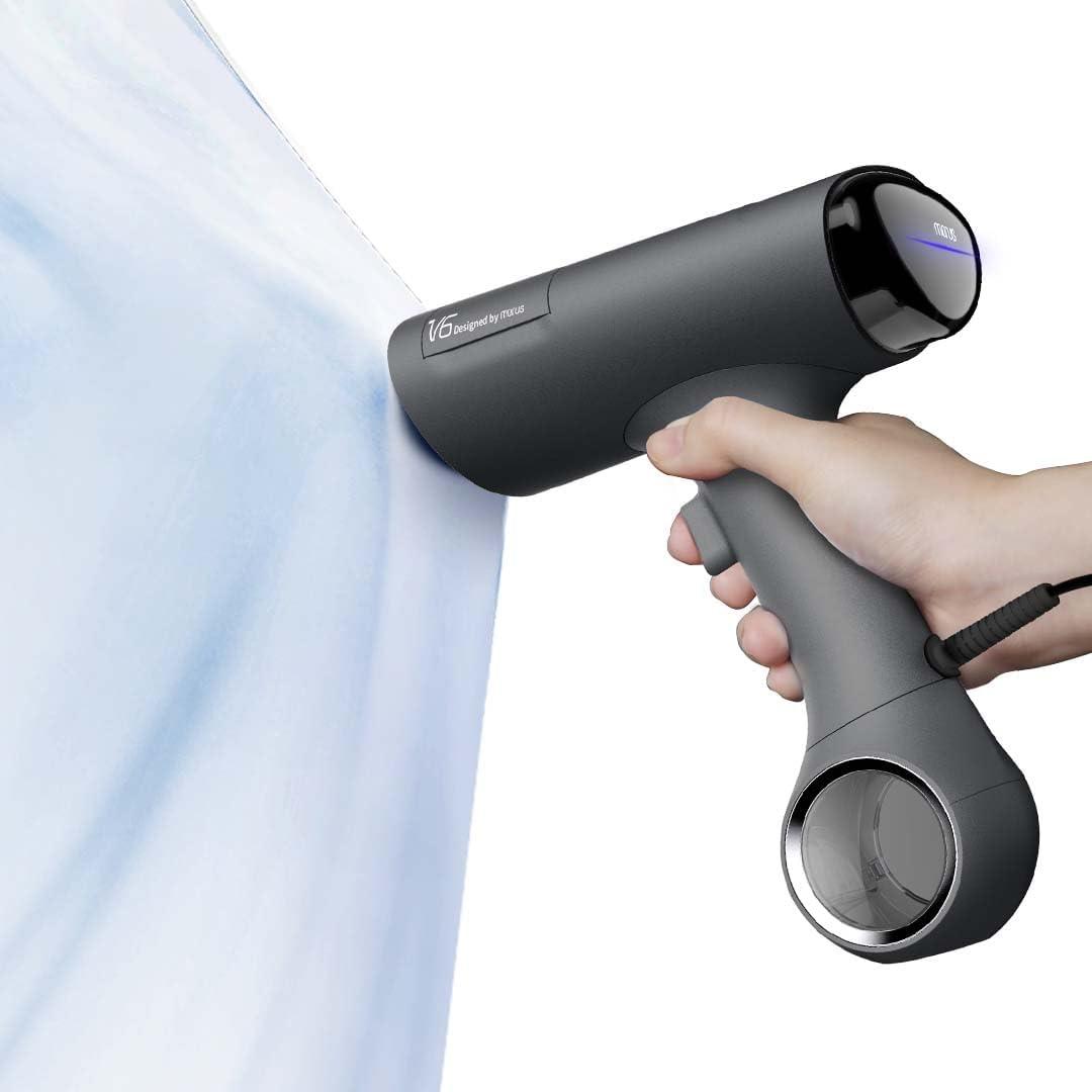 ✨スチームアイロン✨Morus V6 衣類スチーマー 脱臭 シワ取り 花粉対策 Morus V6吸着式衣類スチーマー 20秒即熱 片手操作 3段吸着力調整 脱臭