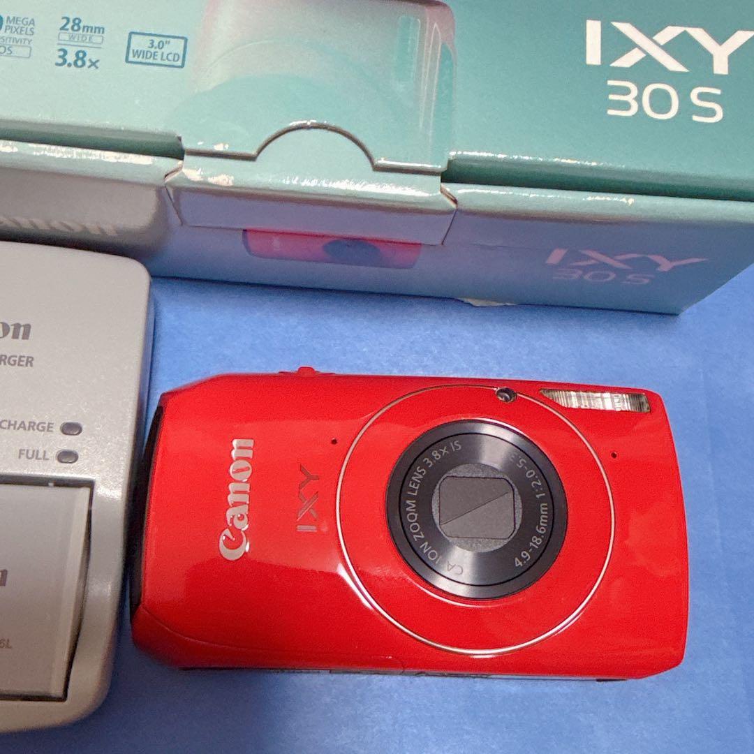 【極美品】Canon IXY 30S レッド　箱あり