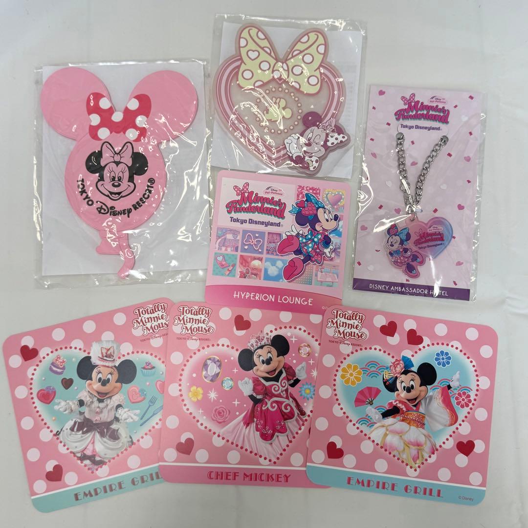 ミニーパルパルーザ 特典 チャーム コースターセット ハイピ エンパ