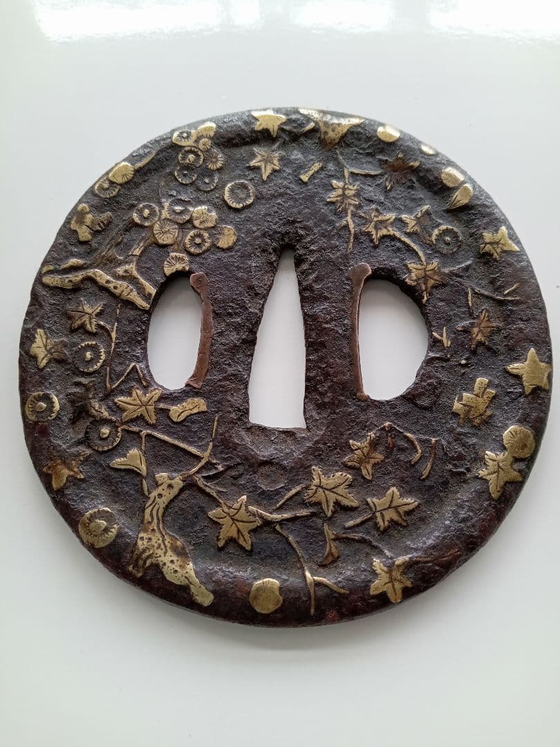 鐔(鍔) 平安城 室町末〜桃山時代