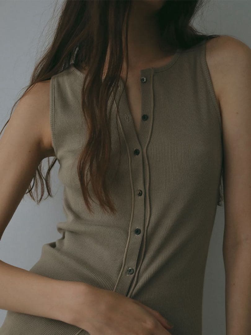 ETRÉ TOKYO / エトレトウキョウ フロントオープンタンクトップ フロントオープンタンクトップ（タンクトップ）｜ETRÉ TOKYO（エトレ