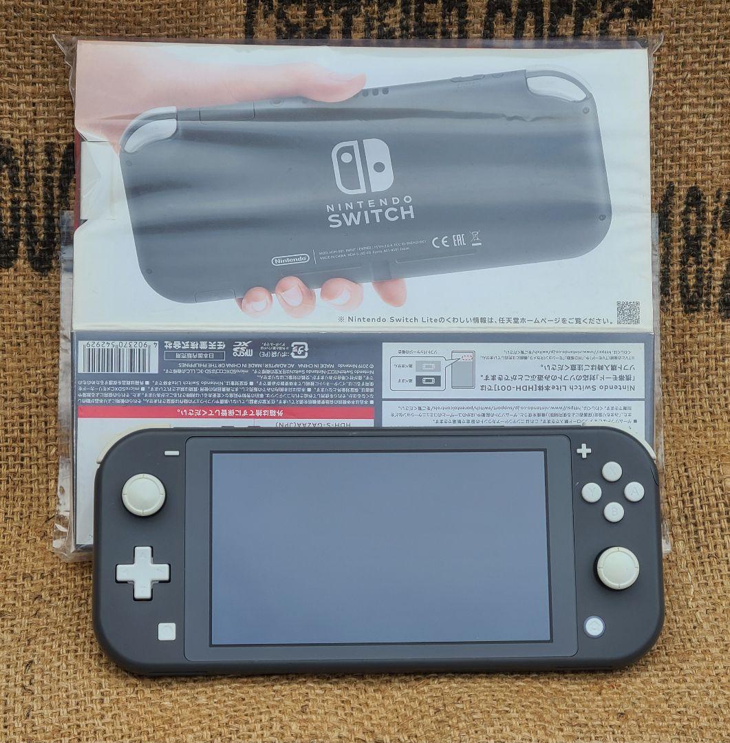 【ジャンク品】ニンテンドースイッチライト グレー箱あり 部品取り 修理 任天堂 ジャンク品】ニンテンドースイッチライト グレー箱あり 部品取り 修理