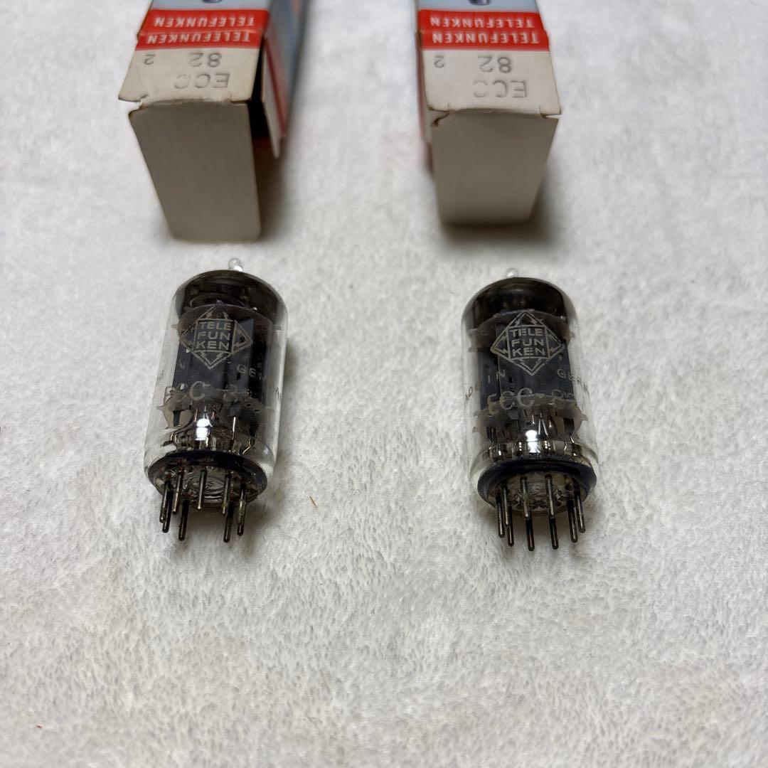 テレフンケン　ECC82 真空管 2本セット　ダイヤマーク