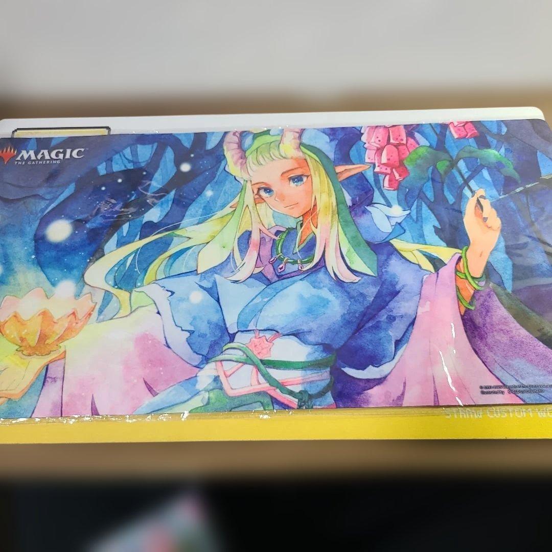 MTG マジック大戦祭 花を手入れする者 プレイマット BOX スリーブ