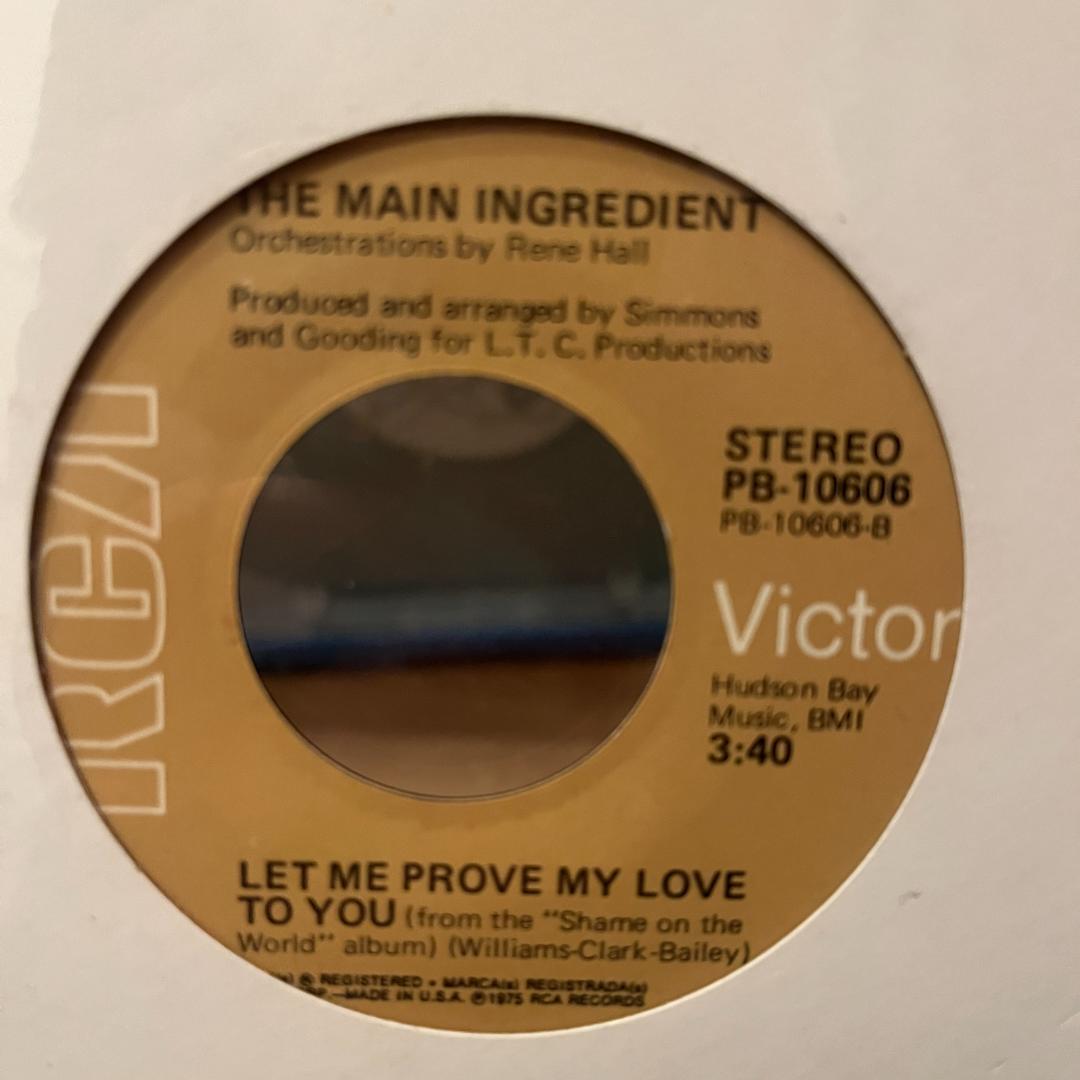 The Main Ingredient Instant Love 7inch SOUL / FUNK 45t - The Main