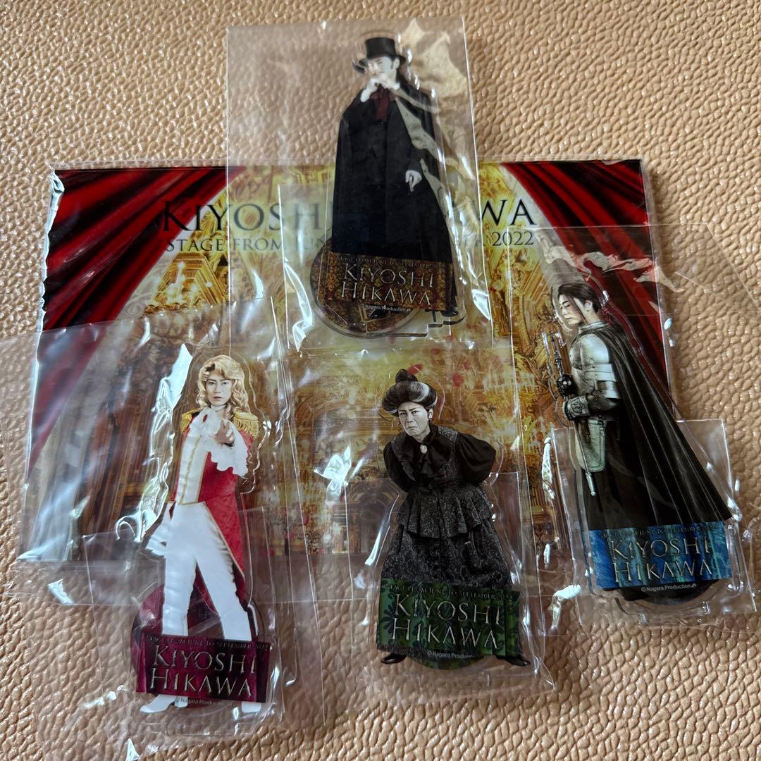 氷川きよし kiina特別演 ステッカーぬいぐるみアクリルスタンド