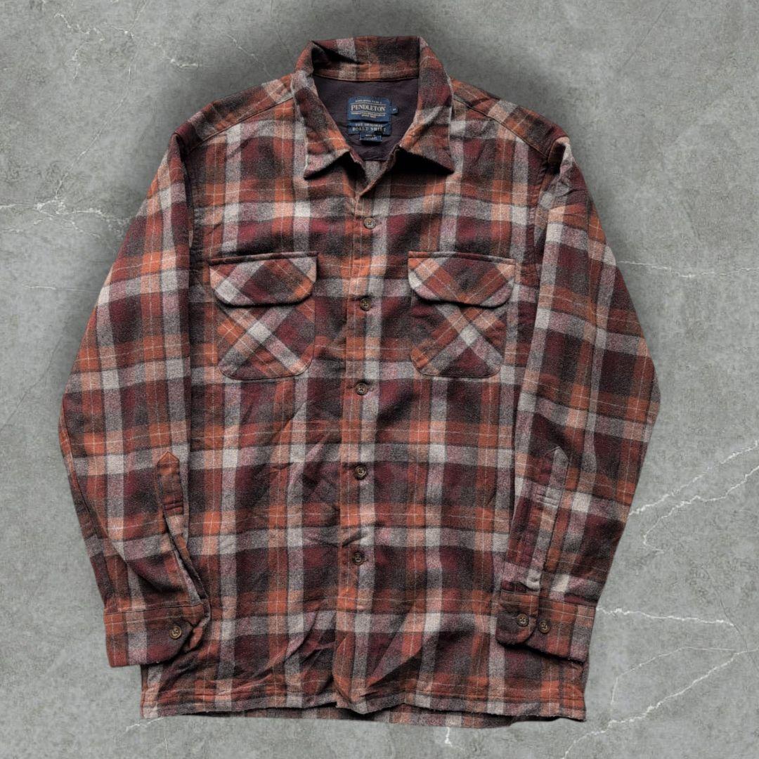 服*り様 ペンドルトン ボードシャツ ウール Mサイズ ブラウン系 マルチカラー ボードシャツ – PENDLETON WOOLEN MILLS JAPAN OFFICIAL STORE