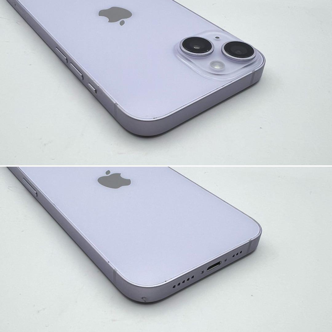 電池新品 iphone 14 128GB パープル 本体 SIMフリー 完動品