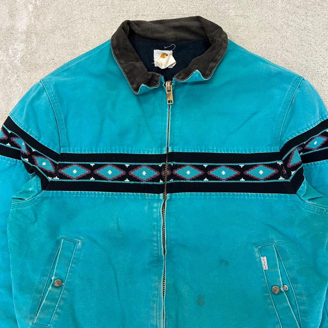 USA製 星タグ carhartt サウスウエストジャケット ネイティブ柄 - メルカリ