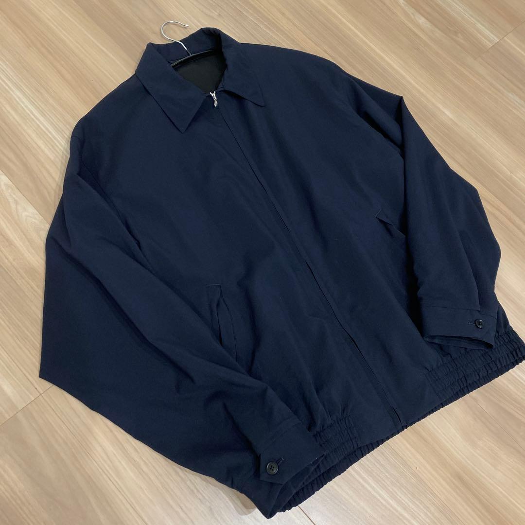 極美品]23ss comoli ウールスイングトップ サイズ3 ネイビー - メルカリ