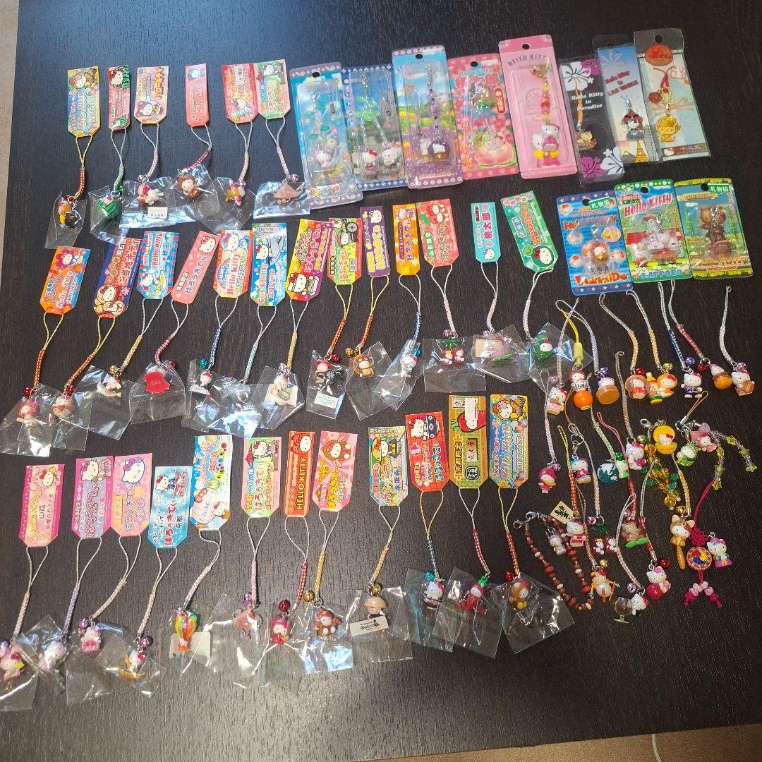 15年～20年前★ご当地KITTY６５個根付けストラップ　海外あり 15年～20年前☆ご当地KITTY65個根付けストラップ 海外あり 15年～20