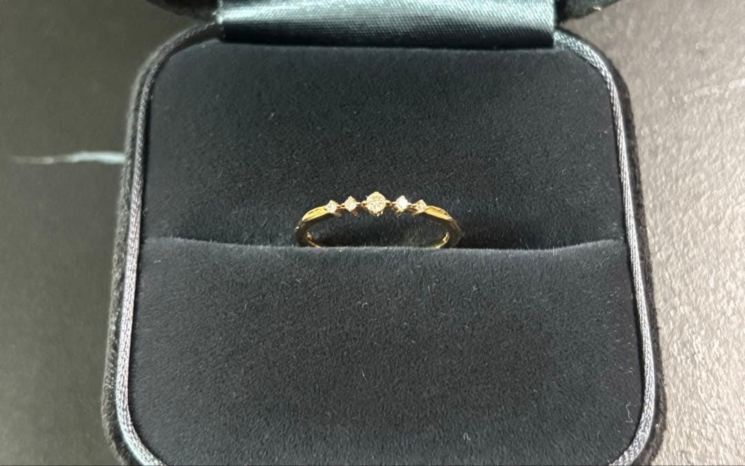 1*3様 agete K18 0.06 8号 リング - アクセサリー新しい