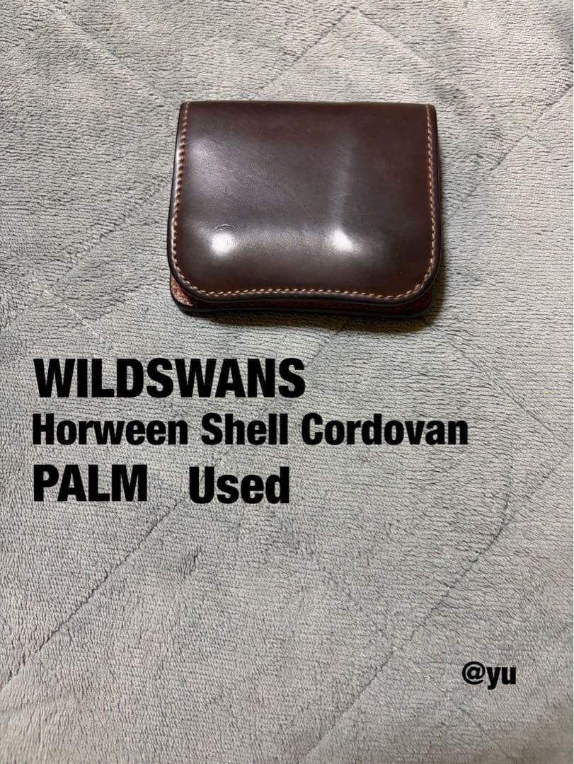 ワイルドスワンズ パーム ホーウィン シェルコードバン　中古 WILD SWANS（ワイルドスワンズ）PALM-V2（パームV2）コンパクト
