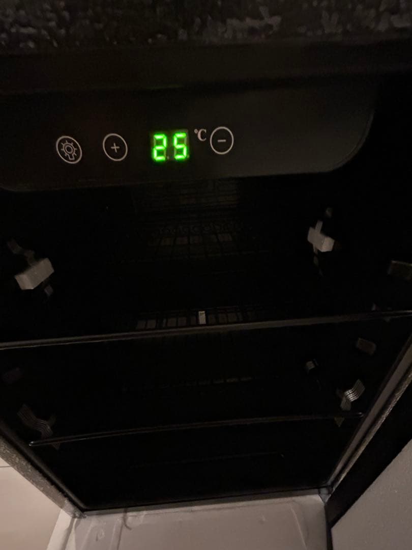 冷蔵庫 48L 小型 コンプレッサー式 透明ガラスドア ステンレス製フレーム