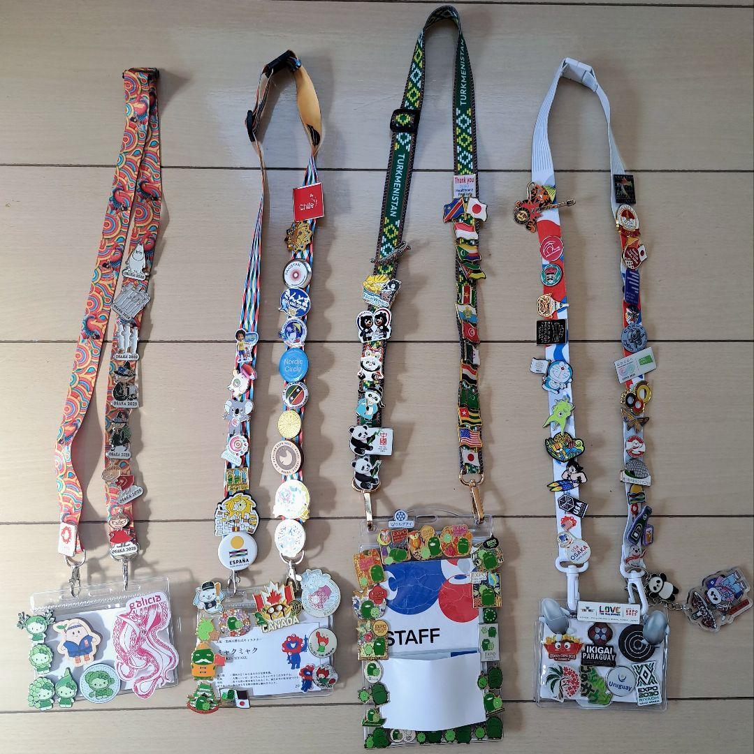 大阪関西万博】EXPO 2025 ストラップとピンバッジ - メルカリ