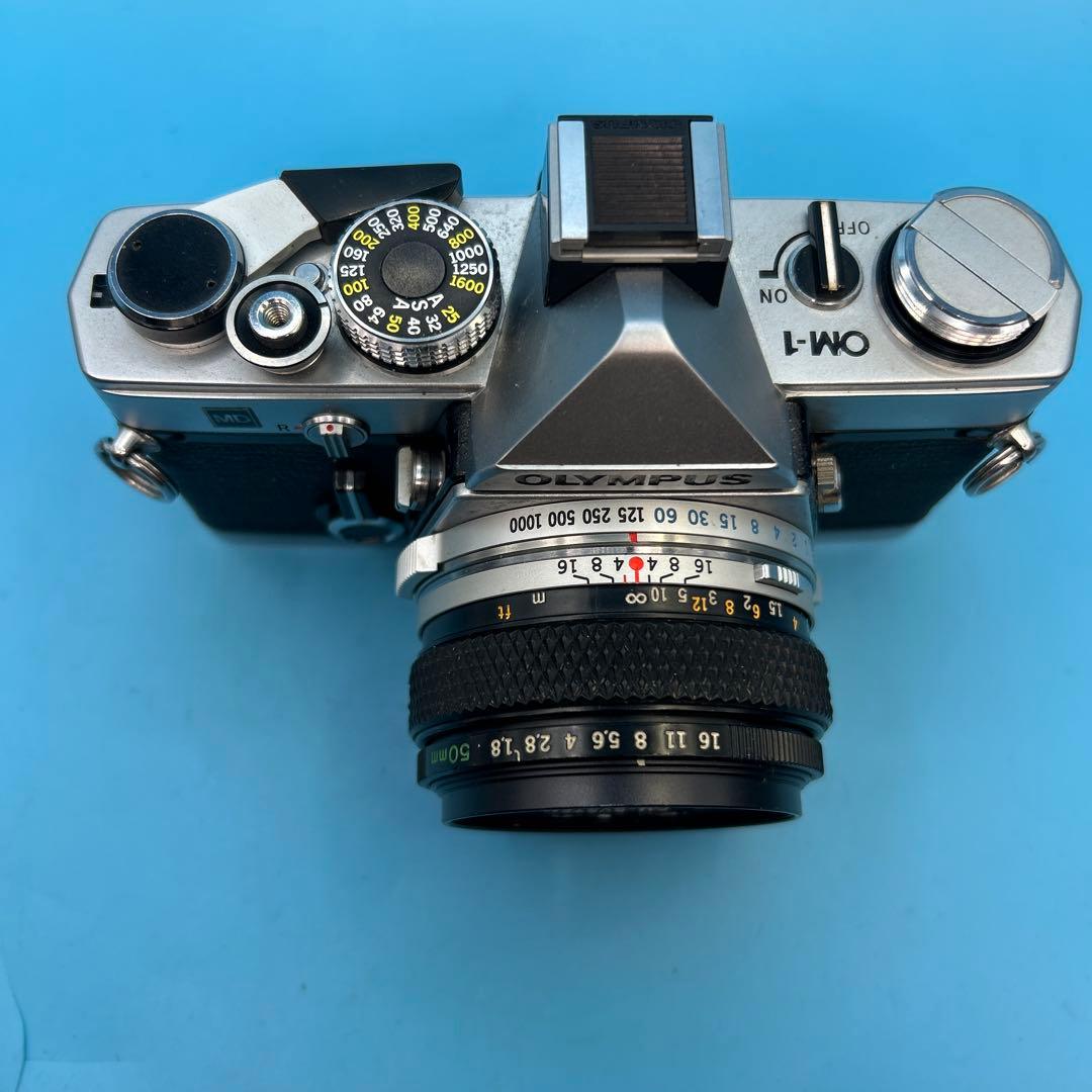 OLYMPUS OM-1 美品、希少MD プリズム新品交換28mm広角レンズ付属