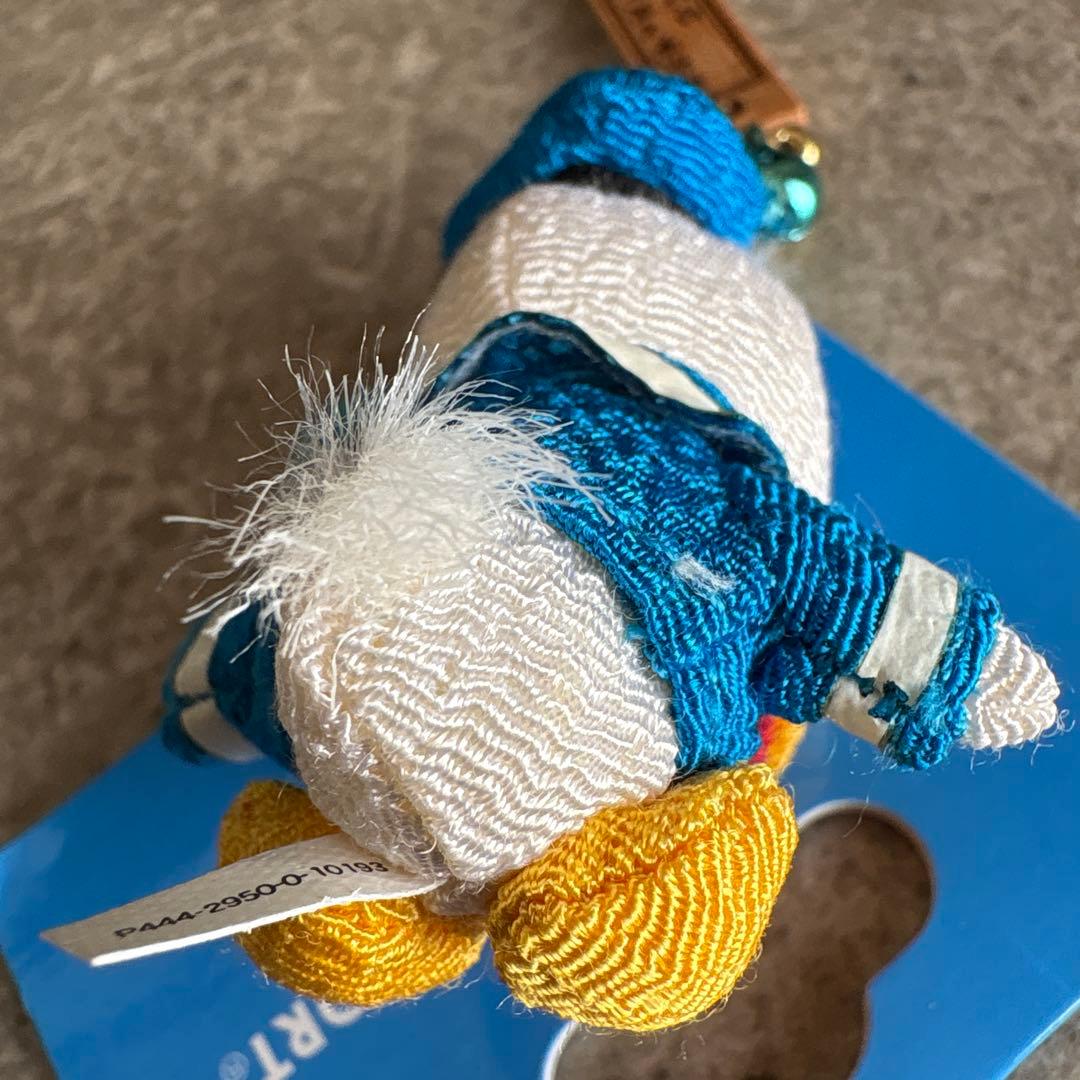 ドナルドダック ストラップ 東京ディズニーリゾート ちりめん根付け