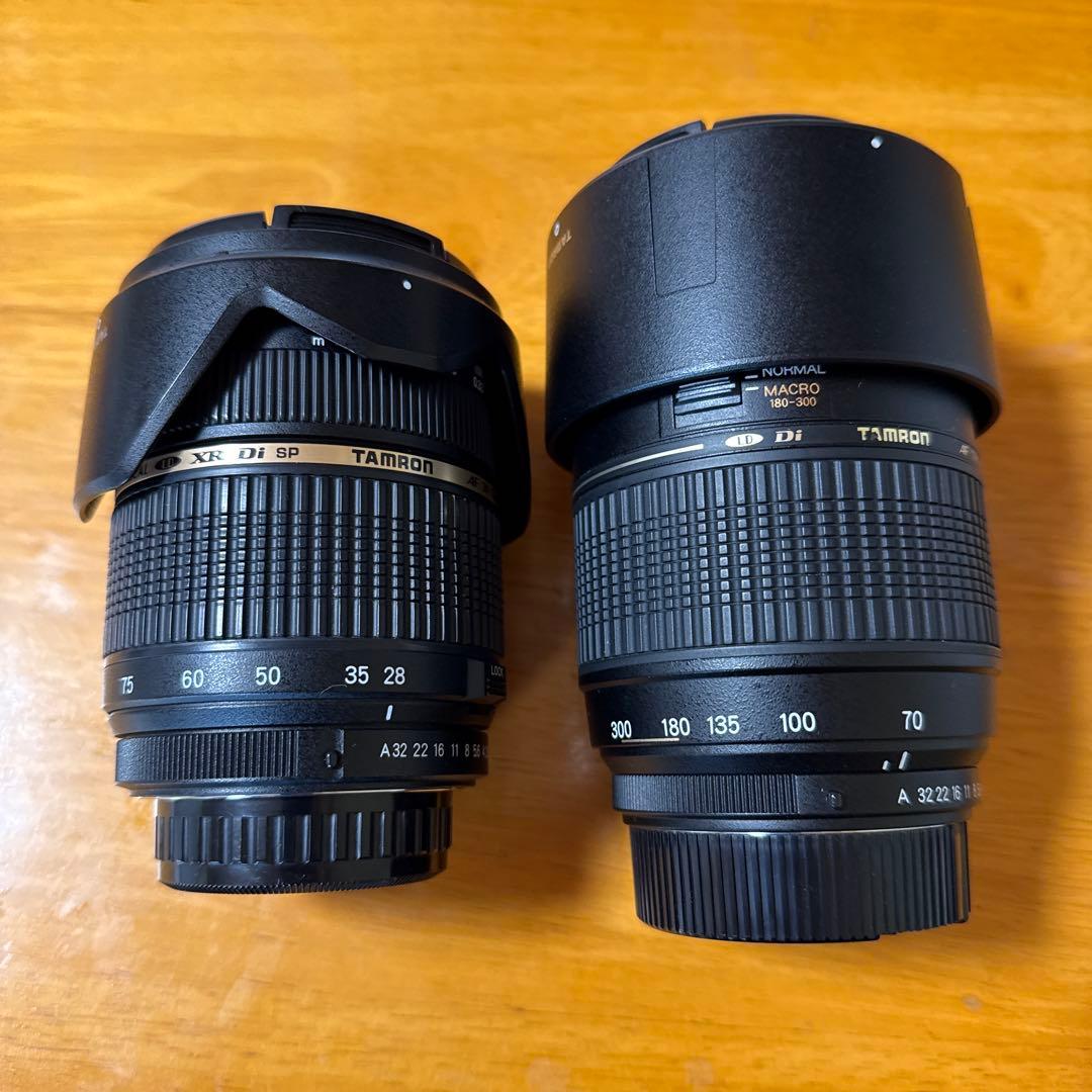 タムロン　28-75mm 70-300mm ペンタックスKマウント2本セット
