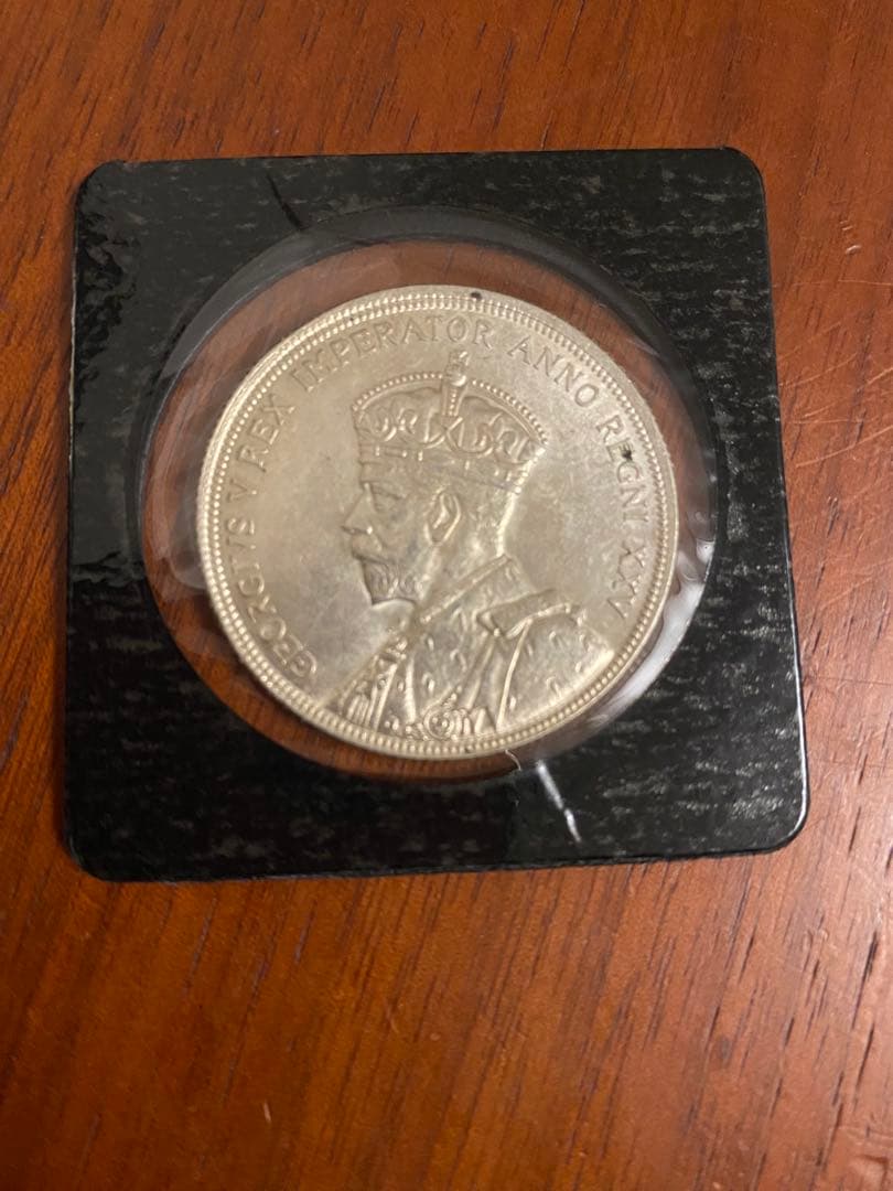【長期保管品】1935年カナダ銀貨 ジョージ5世記念銀貨 カナダ 1935年 1ドル 銀貨 ジョージ5世 治世25周年記念 Canada 1