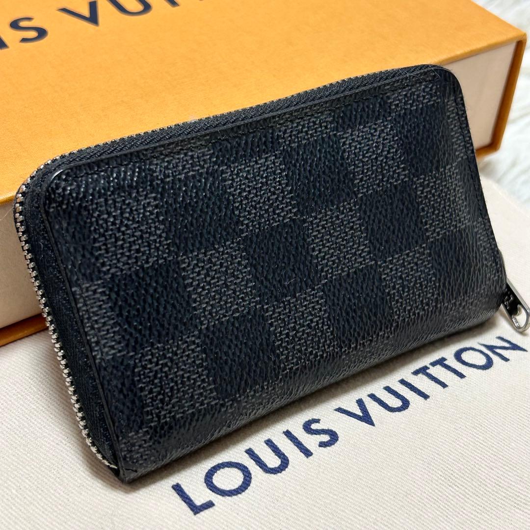 高級✨ルイヴィトン ケース ジッピーパース ダミエグラフィット LOUIS VUITTON（ルイ・ヴィトン） 【新品同様】ルイヴィトン ダミエ