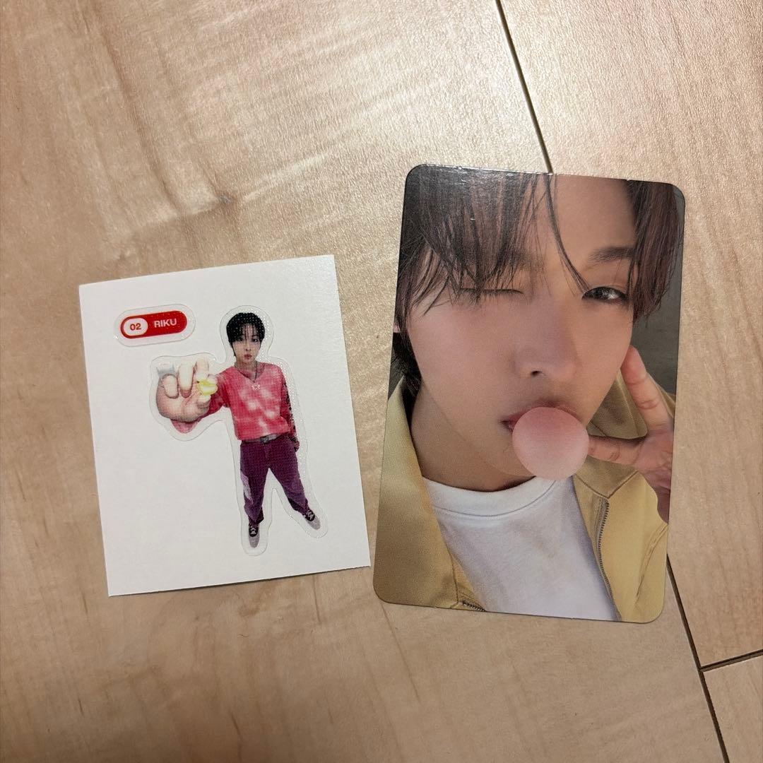 NCT WISH リク poppop ポプチュ ウィチュ トレカ ステッカー - メルカリ