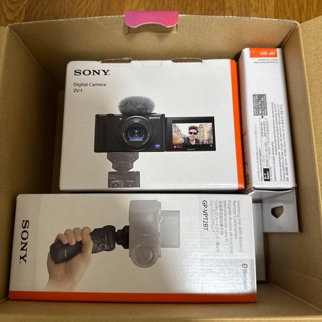 【新品、未使用】VLOGCAMシューティンググリップキットZV-1G ホワイト