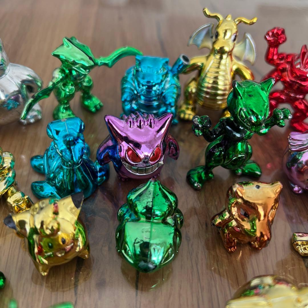 ポケモン☆メタリック フィギュア まとめ売り 30体 当時物！レア！希少