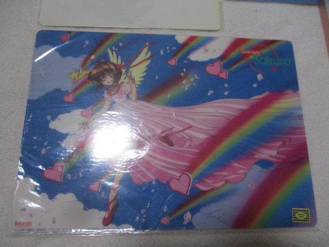 CLAMP カードキャプターさくら 下敷き4枚 原作絵2枚 アニメ版2枚 未