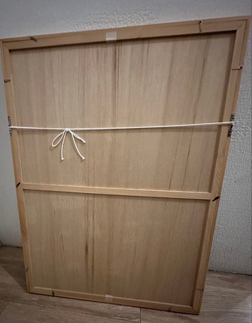 ミミミ　黒田征太郎 横60縦80木製フレーム付き