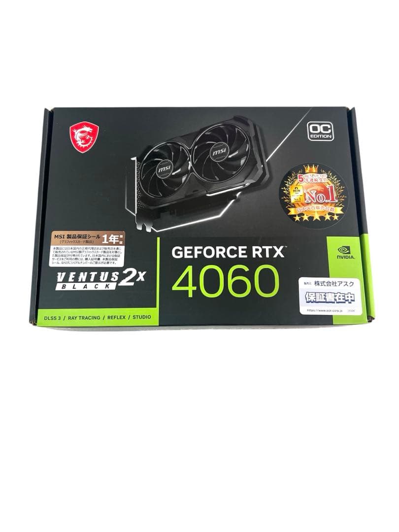 ジ*世様 MSI GEFORCE RTX 4060 VENTUS 2X BLAC