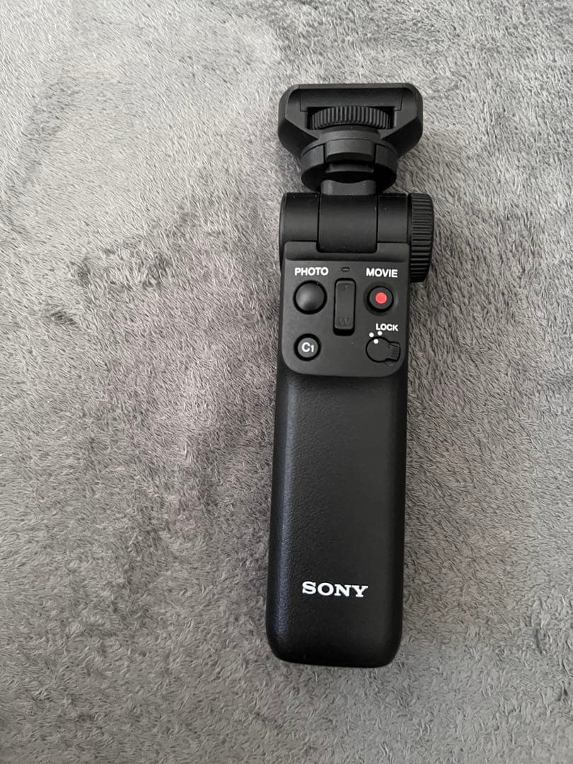 SONY zv1白　グリップ黒付き