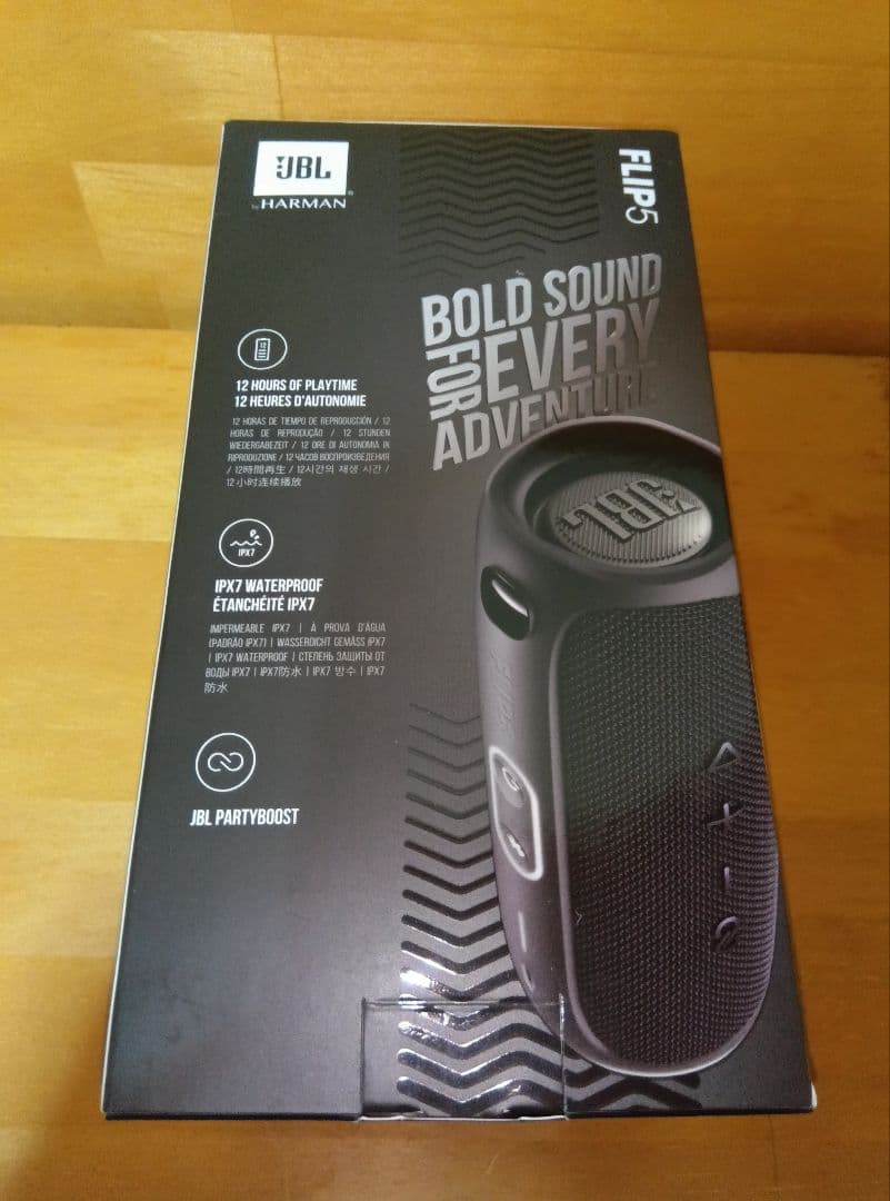 JBL FLIP5 BLK Bluetooth【未開封品】