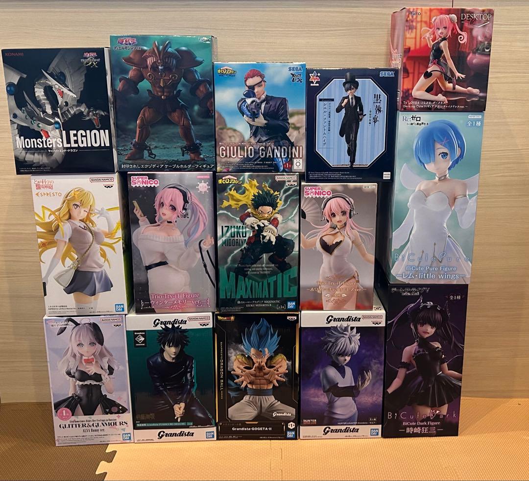 プライズフィギュアまとめ売り 15点セット - メルカリ