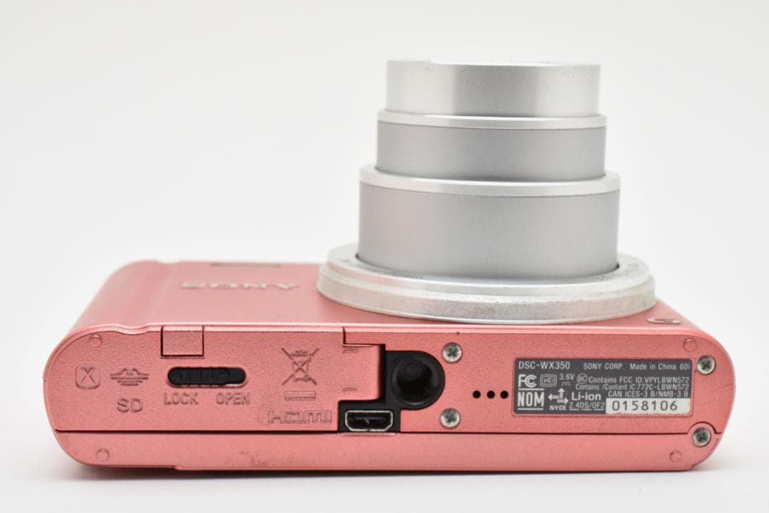 Sony CyberShot DSC-WX350 ソニー コンデジ ピンク