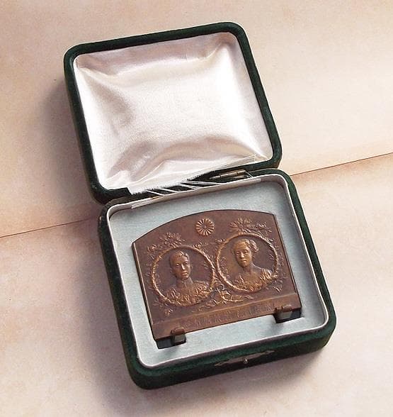 東宮殿下御成婚記念 （記念メダル 大正13年） - メルカリ