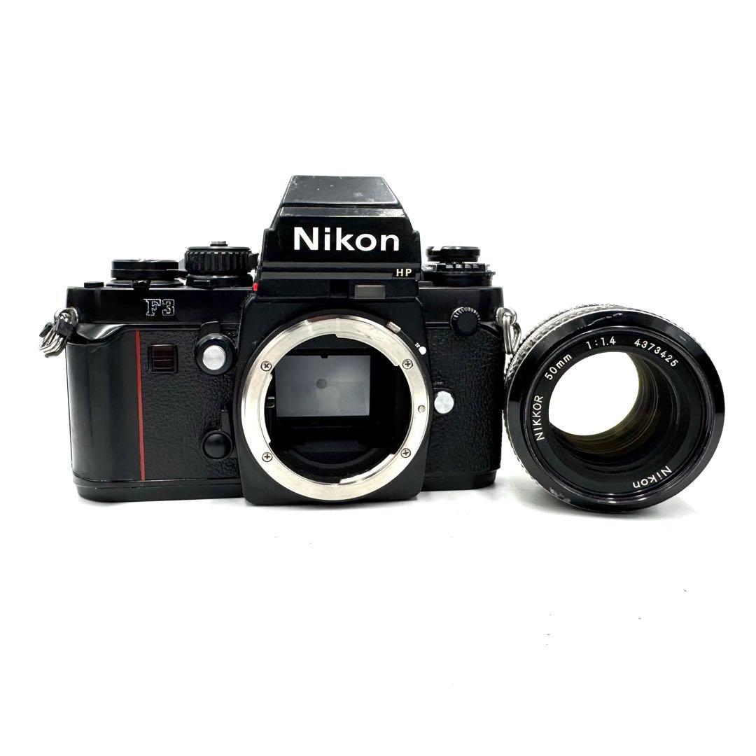 ❁完動品❁Nikon F3 HP 単焦点レンズ付き 50mm フィルムカメラ