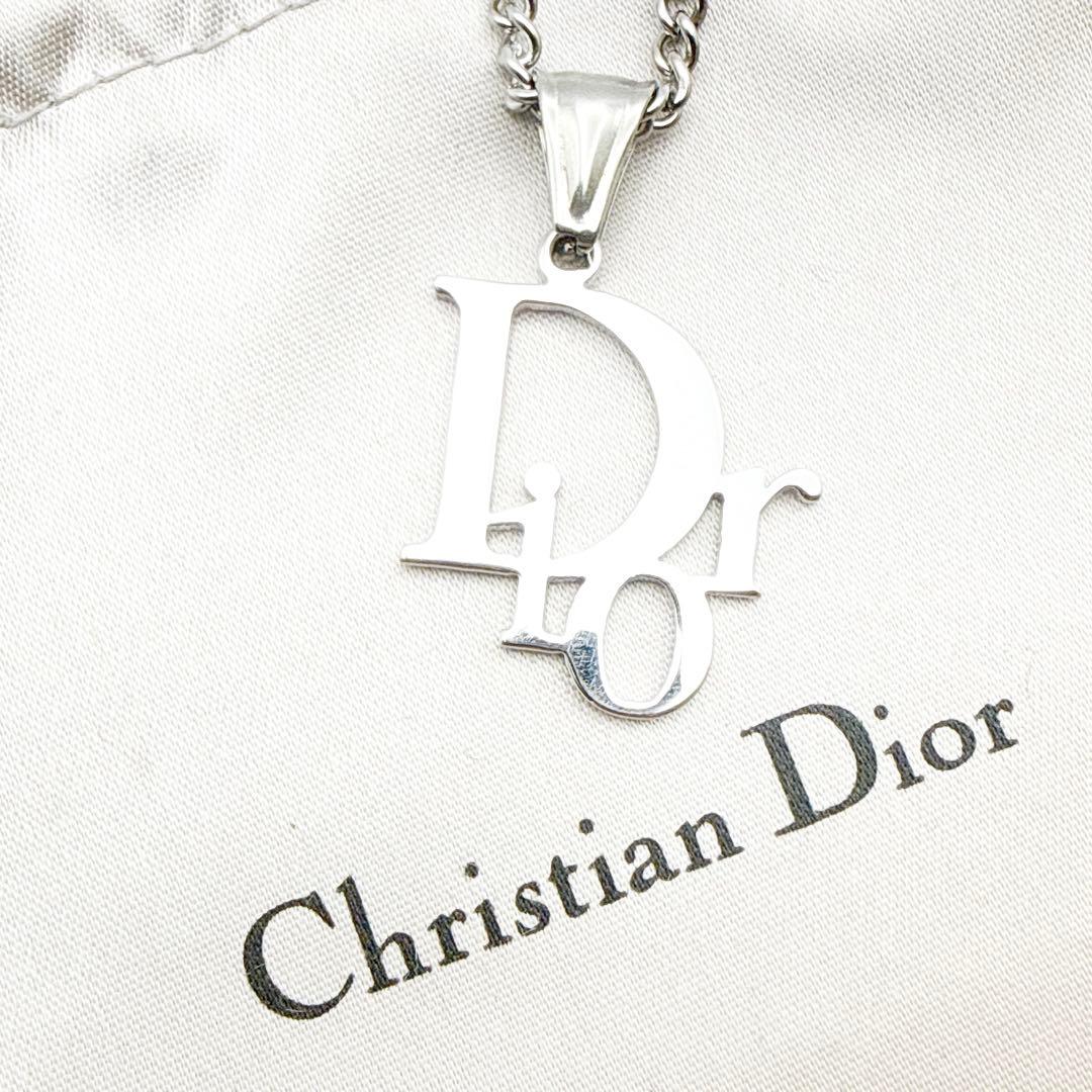 2995-1 極美品✨　Dior　ネックレス　CD ロゴ　希少　シルバー 人気✨ Dior ネックレス CD ロゴ 希少 シルバー 62cm 1928-1 - メルカリ
