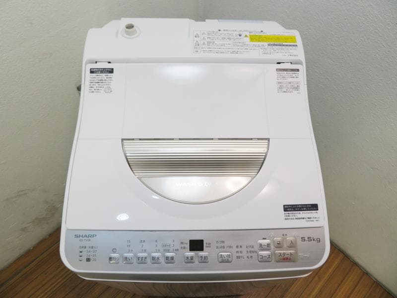 単身などにも最適な洗濯乾燥機 5.5kg SHARP LS03