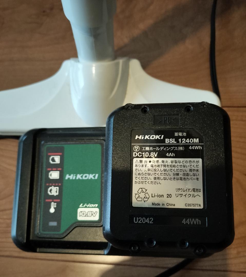 HiKOKI スティッククリーナー 本体セット 10.8v