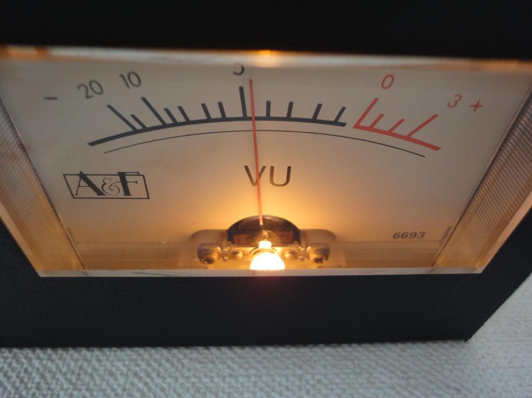 自作ステレオVUメーター196号機（A&Fワイドタイプ中型） - メルカリ