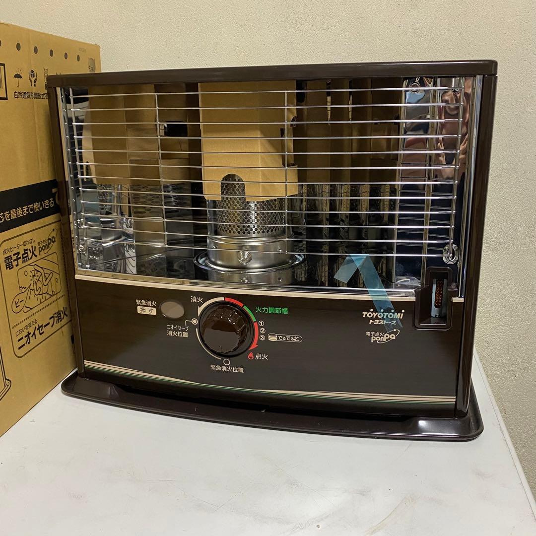 未使用 2011年製 トヨトミ 反射式石油ストーブ RS-D29B 日本製 木目