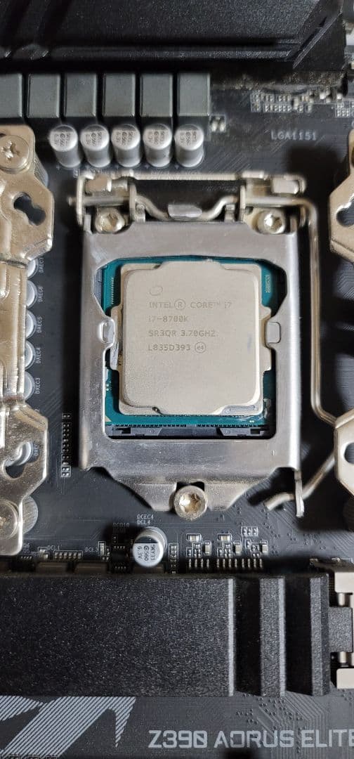【中古】 Z390 AORUS ELITE Core i7 8700K おまけ付