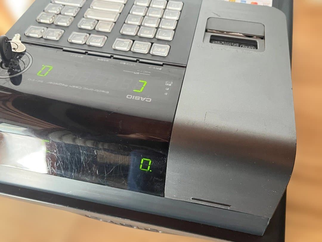 レシートロール付き】CASIO 電子レジスター SE-S10 - メルカリ