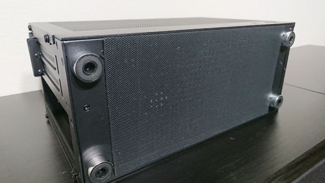 ミニITXPCケース＆SFX850W電源セット(ライザーケーブル＆ファン付き)