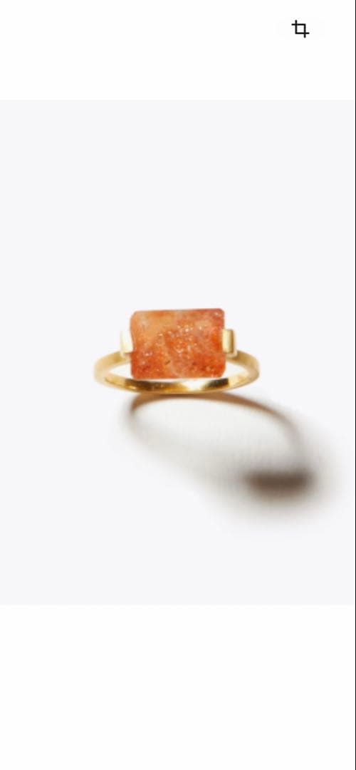 ARITDA OUD レクタングルサンストーンリング - メルカリ