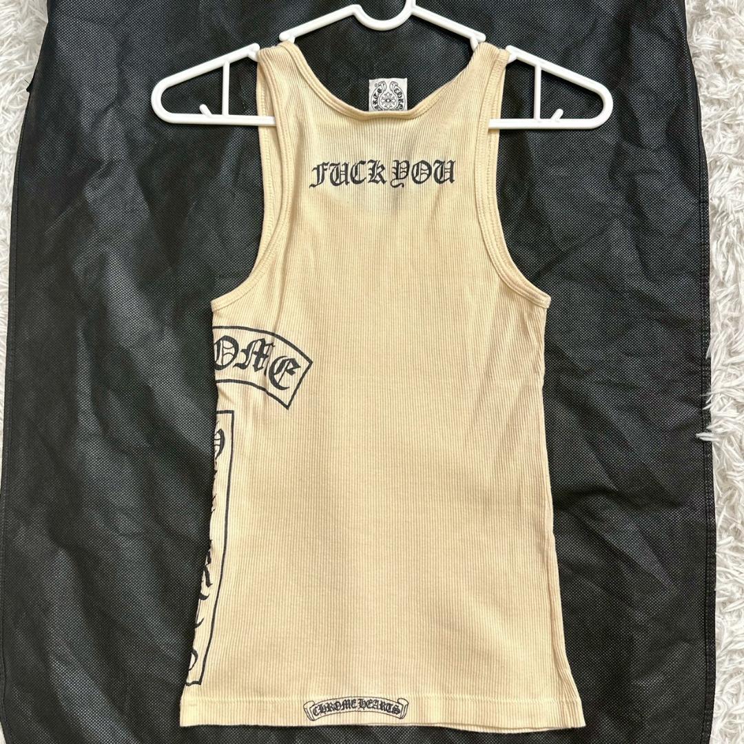 クロムハーツ オールドTバーロゴプリント ノースリーブ タンクトップ