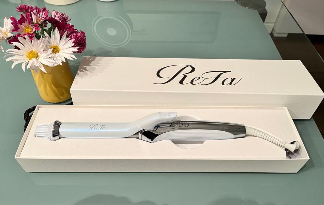 【新品未使用】ReFa RE-AU-02A カールアイロン プロ 26mm ReFa（リファ） MTG カールアイロン プロ 38mm ホワイト RE-AV-02A