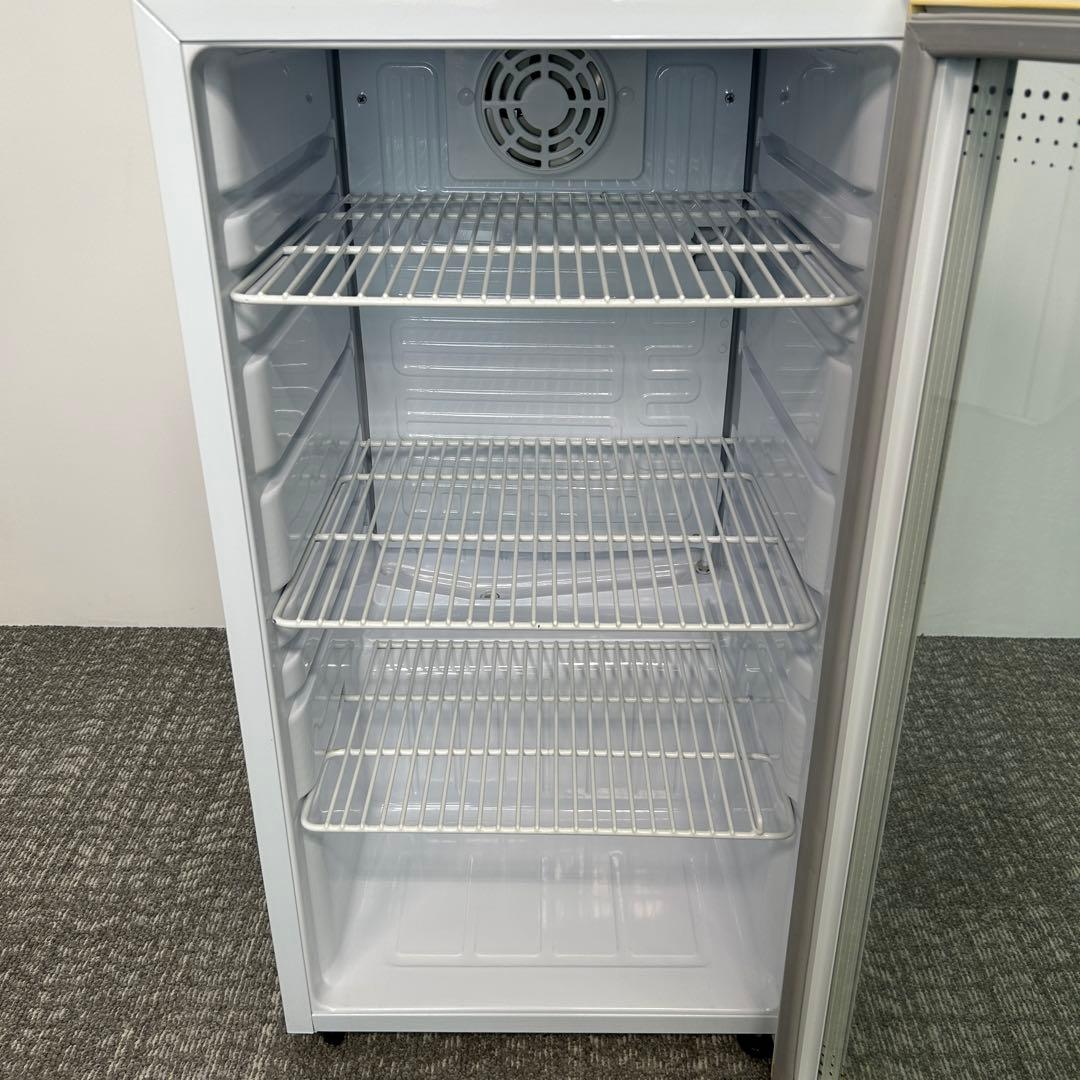 2 業務用 冷蔵ショーケース オフィスコンビニ XW-105 左右開き 小型